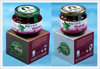 Green Plum Slices Sauce  Made in Korea
